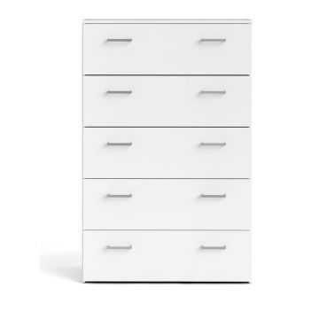 Comodă albă înaltă 74x115 cm Space – Tvilum Comodă albă înaltă 74x115 cm Space – Tvilum