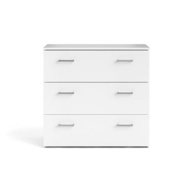 Comodă albă joasă 74x70 cm Space – Tvilum Comodă albă joasă 74x70 cm Space – Tvilum