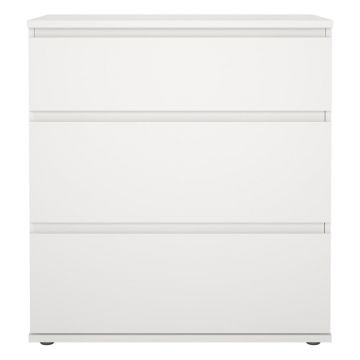 Comodă albă joasă 77x84 cm Nova – Tvilum Comodă albă joasă 77x84 cm Nova – Tvilum
