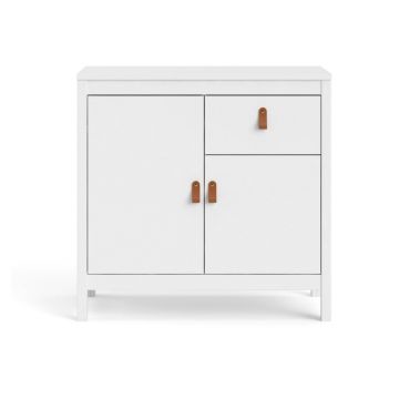 Comodă albă joasă 82x80 cm Madrid – Tvilum Comodă albă joasă 82x80 cm Madrid – Tvilum