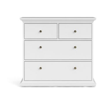 Comodă albă joasă 96x87 cm Paris – Tvilum Comodă albă joasă 96x87 cm Paris – Tvilum