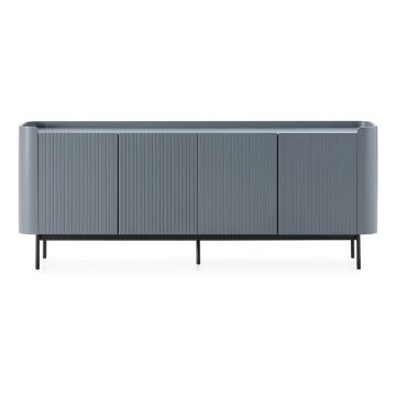 Comodă albastru prăfuit 200x80x40 cm Willa – MOME Comodă albastru prăfuit 200x80x40 cm Willa – MOME