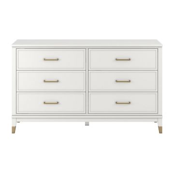 Comodă CosmoLiving by Cosmopolitan Westerleigh, 144 x 85 cm, alb Comodă CosmoLiving by Cosmopolitan Westerleigh, 144 x 85 cm, alb