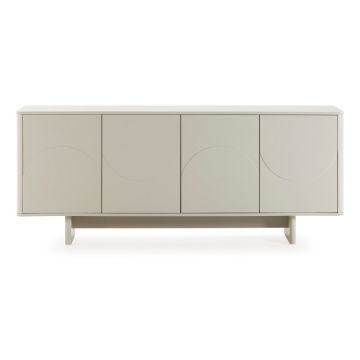 Comodă crem 180x75x40 cm Solei – MOME