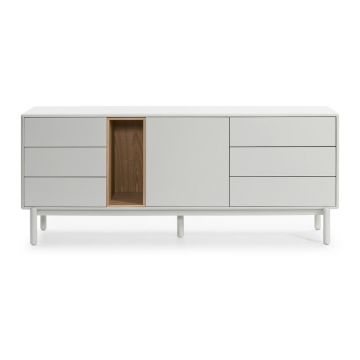 Comodă crem 180x76x40 cm Corvo – Teulat