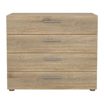 Comodă cu aspect de stejar Tvilum Pepe, 80x68 cm Comodă cu aspect de stejar Tvilum Pepe, 80x68 cm