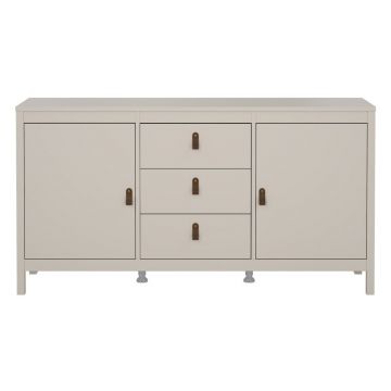 Comodă grej 152x80x38 cm Madrid – Tvilum