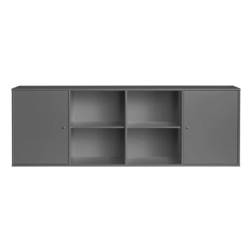 Comodă gri antracit joasă suspendată 176x61 cm Mistral – Hammel Furniture Comodă gri antracit joasă suspendată 176x61 cm Mistral – Hammel Furniture