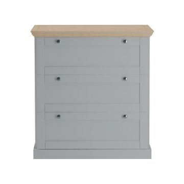 Comodă gri înaltă 75x80 cm Binz – Støraa Comodă gri înaltă 75x80 cm Binz – Støraa