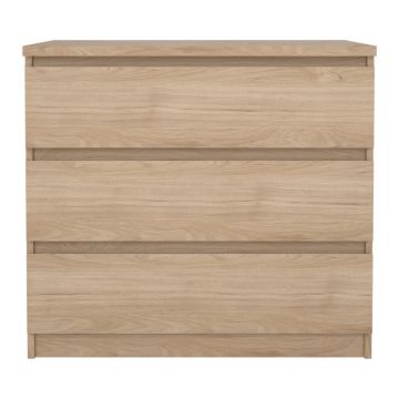 Comodă în culoare naturală cu aspect de lemn de stejar 77x70x50 cm Naia – Tvilum Comodă în culoare naturală cu aspect de lemn de stejar 77x70x50 cm Naia – Tvilum