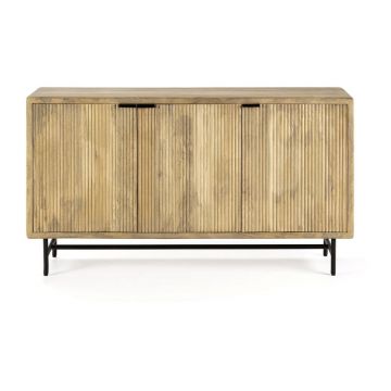 Comodă în culoare naturală din lemn de mango 150x85x40 cm Mundra – MOME Comodă în culoare naturală din lemn de mango 150x85x40 cm Mundra – MOME