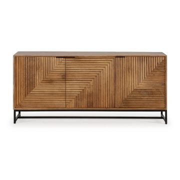 Comodă în culoare naturală din lemn de mango 170x79x40 cm Nereida – MOME Comodă în culoare naturală din lemn de mango 170x79x40 cm Nereida – MOME