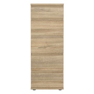 Comodă în culoare naturală înaltă cu aspect de lemn de stejar 40x107 cm Nova – Tvilum Comodă în culoare naturală înaltă cu aspect de lemn de stejar 40x107 cm Nova – Tvilum