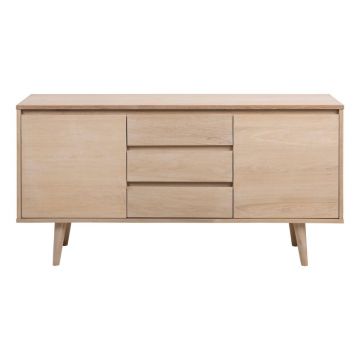 Comodă în culoare naturală joasă cu aspect de lemn de stejar 150x75 cm Nagano – Actona Comodă în culoare naturală joasă cu aspect de lemn de stejar 150x75 cm Nagano – Actona