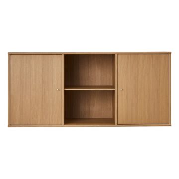 Comodă în culoare naturală joasă cu aspect de lemn de stejar suspendată 133x61 cm Mistral – Hammel Furniture Comodă în culoare naturală joasă cu aspect de lemn de stejar suspendată 133x61 cm Mistral – Hammel Furniture