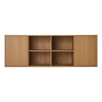 Comodă în culoare naturală joasă cu aspect de lemn de stejar suspendată 176x61 cm Mistral – Hammel Furniture Comodă în culoare naturală joasă cu aspect de lemn de stejar suspendată 176x61 cm Mistral – Hammel Furniture