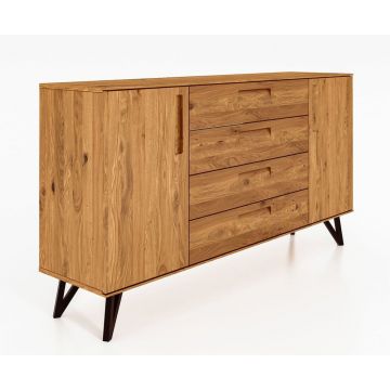 Comodă înaltă din stejar 182x100 cm Golo - The Beds Comodă înaltă din stejar 182x100 cm Golo - The Beds