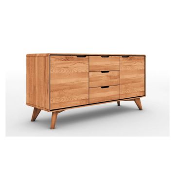 Comodă joasă din lemn de fag 134x63 cm Greg - The Beds Comodă joasă din lemn de fag 134x63 cm Greg - The Beds