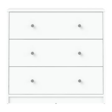 Comodă Tvilum May, 72x68 cm, alb Comodă Tvilum May, 72x68 cm, alb