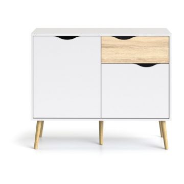 Comodă Tvilum Oslo, 99x82 cm, alb Comodă Tvilum Oslo, 99x82 cm, alb