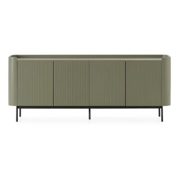 Comodă verde 200x80x40 cm Willa – MOME Comodă verde 200x80x40 cm Willa – MOME