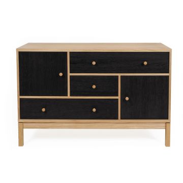 Comodă Woodman AbbeyWood, negru-maro Comodă Woodman AbbeyWood, negru-maro