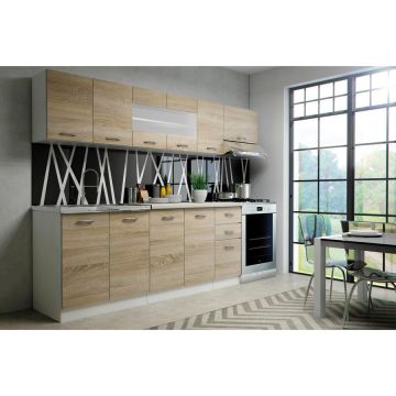 MOBILA BUCATARIE AYN 3 LUNGIME 260 CM MOBILA BUCATARIE AYN 3 LUNGIME 260 CM