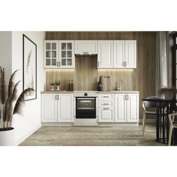 MOBILA BUCATARIE CLASIC 4 LUNGIME 240 CM MOBILA BUCATARIE CLASIC 4 LUNGIME 240 CM