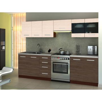 MOBILA BUCATARIE NELA 2 160 CM LUNGIME MOBILA BUCATARIE NELA 2 160 CM LUNGIME