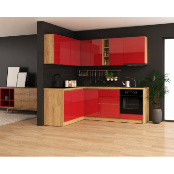 Set Bucatarie Chelsea Colt V1 Rosu