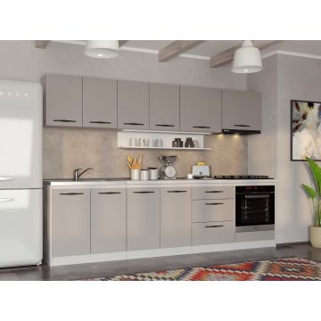 Set Mobila Bucatarie Casmir - 3 - 283.2 cm Set Mobila Bucatarie Casmir - 3 - 283.2 cm