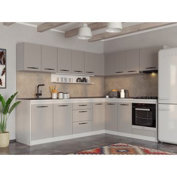 Set Mobila Bucatarie Casmir - 8 - 280x200 cm Set Mobila Bucatarie Casmir - 8 - 280x200 cm