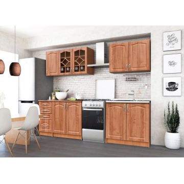 Bucatarie Olea Mebel MDF 2m, Cires