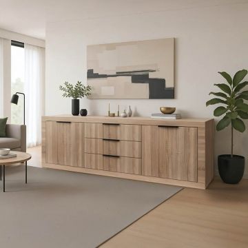 Comoda Doha Sonoma 210x45x80.5 cm