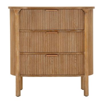 Comodă în culoare naturală din lemn de brad 80,5x82x47 cm Gothenburg – Mauro Ferretti