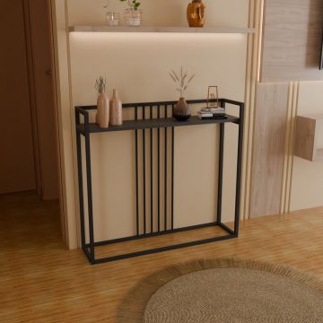Consola Convida Antracit 100x25x90 cm