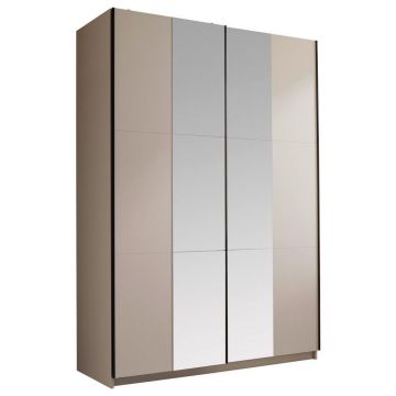 Dulap Cu Uși Culisante, 151/219/60 cm, cașmir