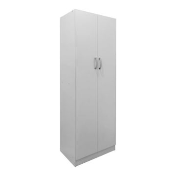 Dulap haine cu 2 usi Lego Alb 60x42x180 cm