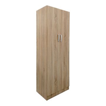 Dulap haine cu 2 usi Lego Natural 60x42x180 cm