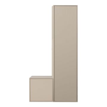 Dulap modular crem din lemn de pin 100x200 cm Daily – vtwonen