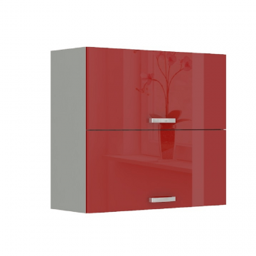 Dulap superior, rosu extra lucios, PRADO 80 GU-72