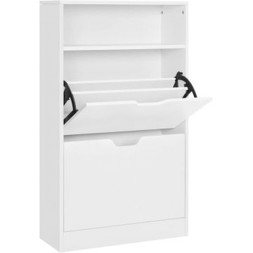 Pantofar Alb Vasagle 102x60x24 cm