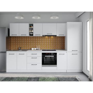 Set Mobila Bucatarie Mina Pure 300 Alb C181
