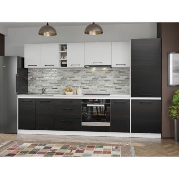 Set Mobila Bucatarie Mina Yang 300 Ferrara/Alb C187