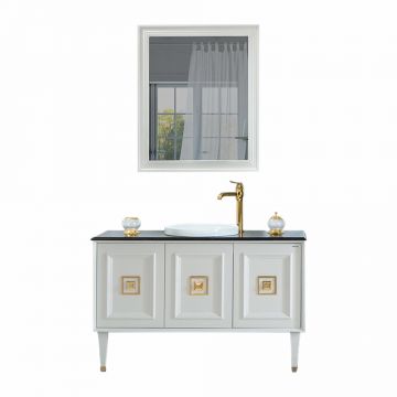 Set mobilier baie Arma  3 piese  alb  120 cm