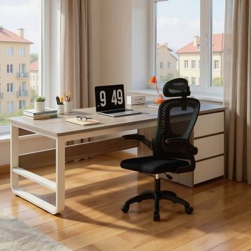 Set mobilier birou 2 buc Think Gri 120x61x120 cm