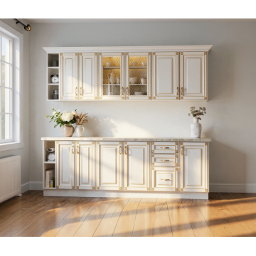 Bucatarie Imperia Ms Alb 2.4m MDF