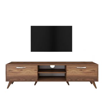 Comoda tv, Hanah Home, pal melaminat, nuc, 180x35x48.6 cm