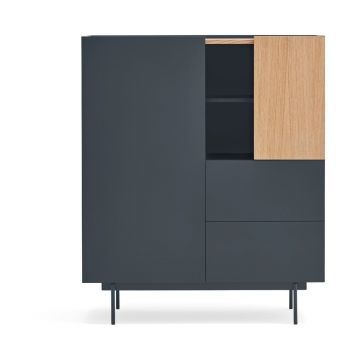 ComodÄgri antracit-natural Ã®naltÄcu aspect de lemn de stejar 100x120 cm Otto âTeulat