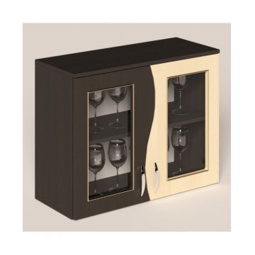 Corp superior PAULA , 80 geam, wenge   mesteacan